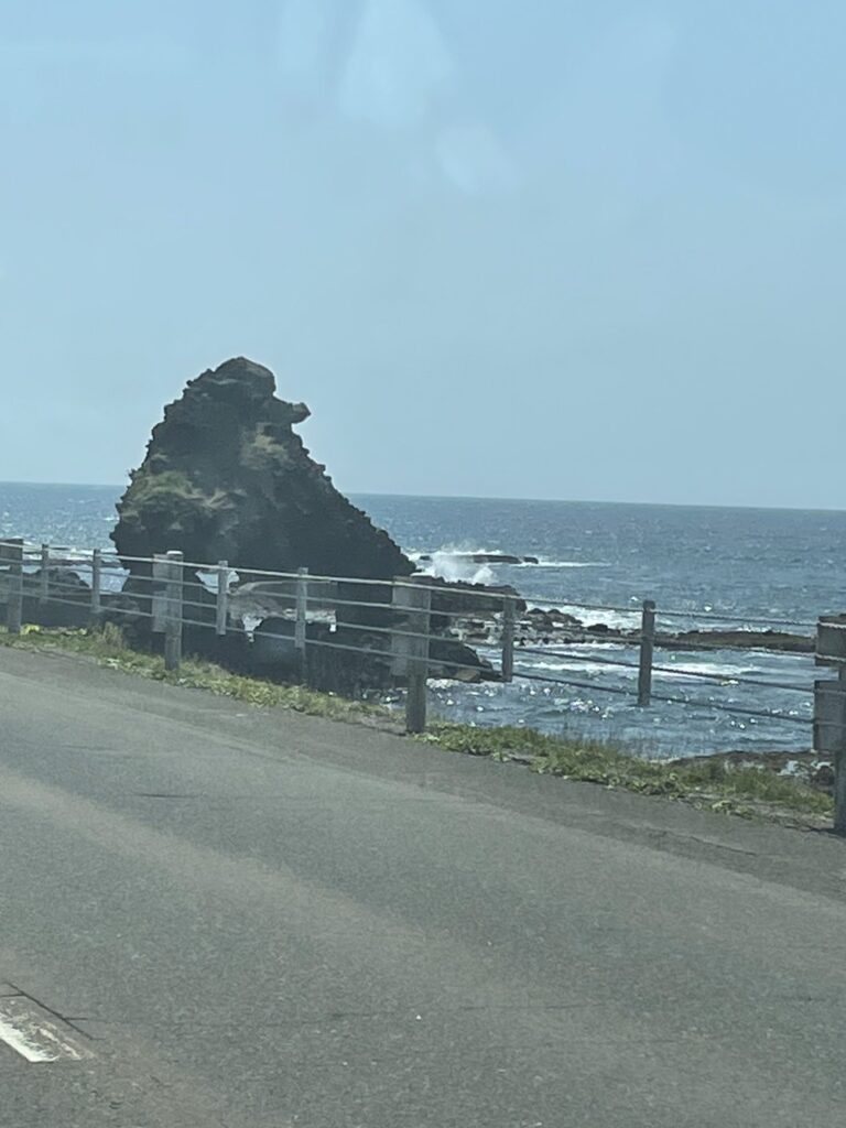神恵内 海岸の岩