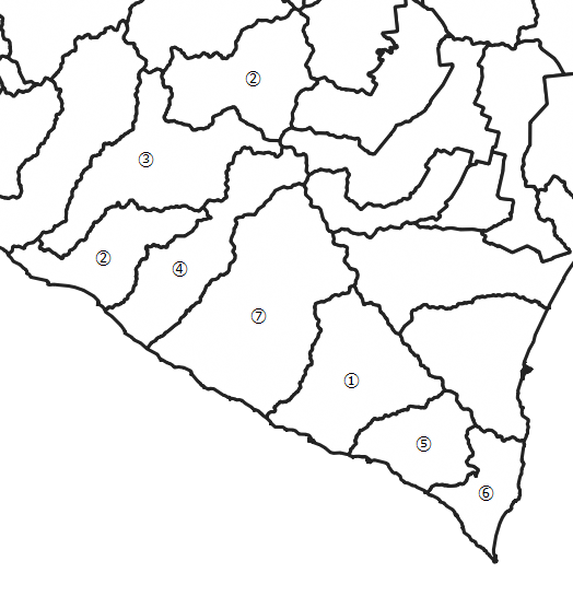 日高(ひだか)地方の市町村の位置