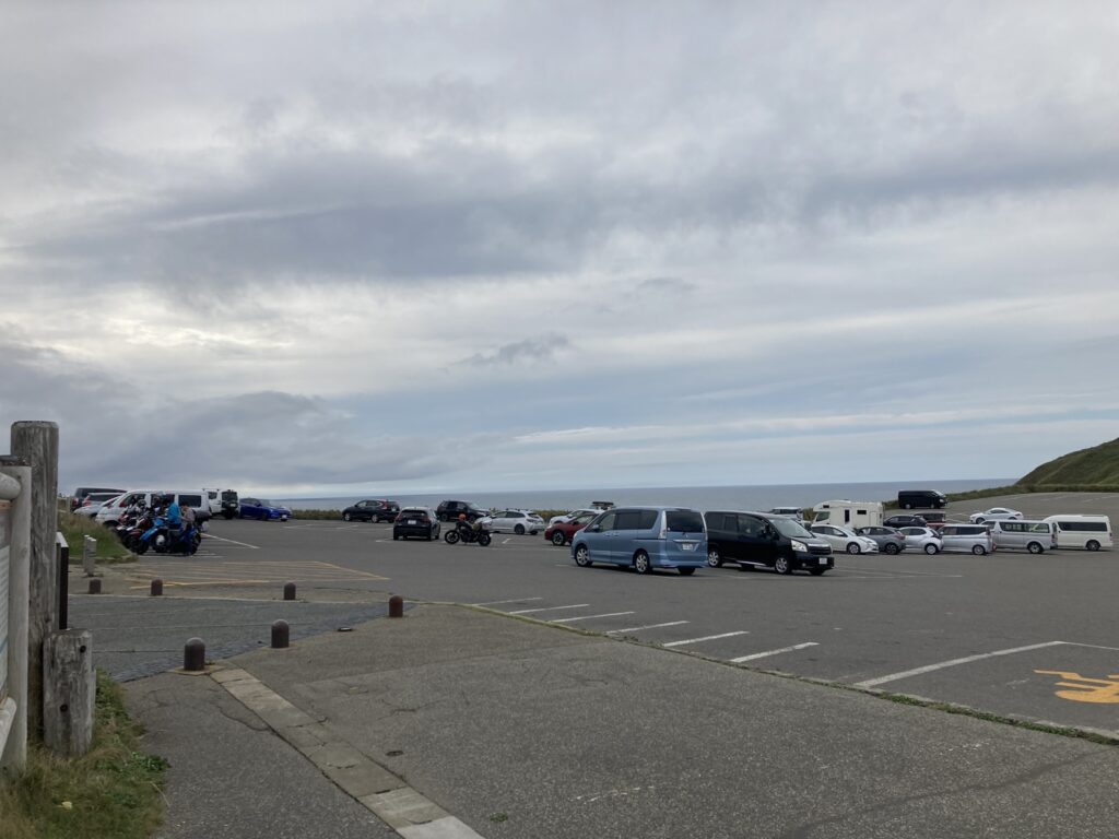 襟裳岬「風の館」 駐車場