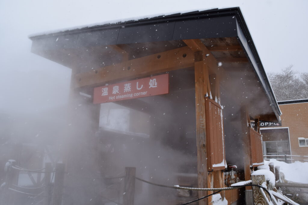 道の駅しかべ間歇泉公園　温泉蒸し処