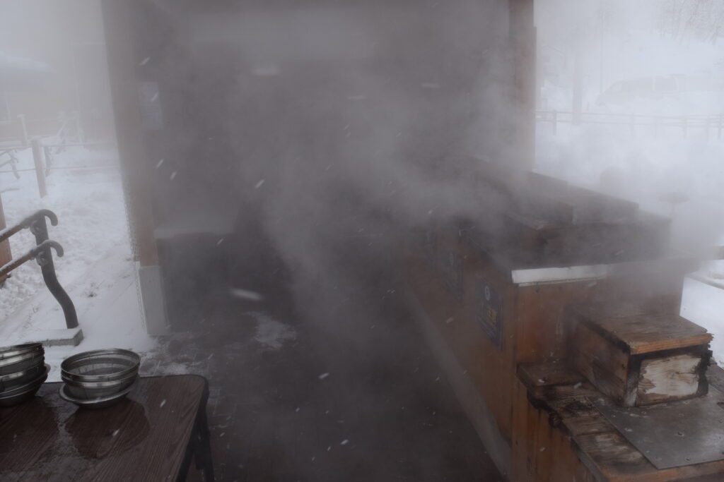 道の駅しかべ間歇泉公園　温泉蒸し処