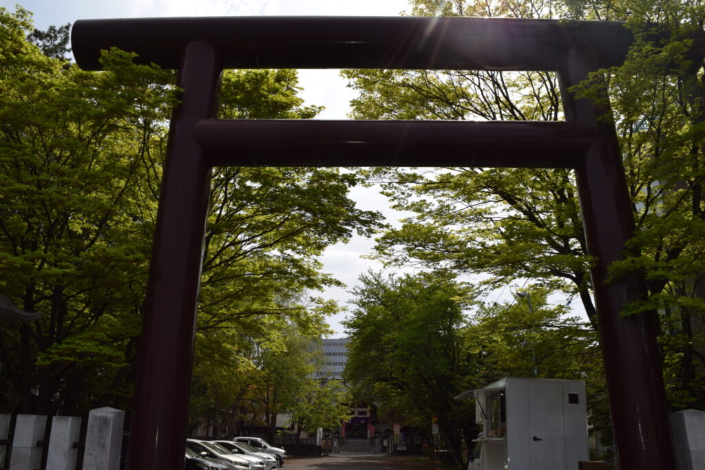 豊平神社　鳥居
