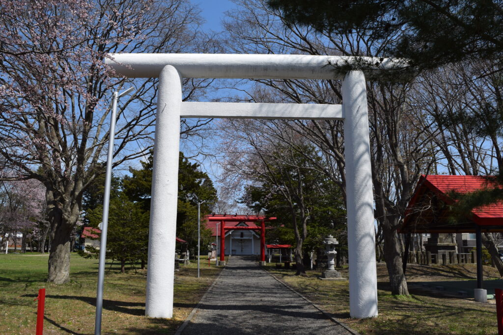 島松神社　鳥居