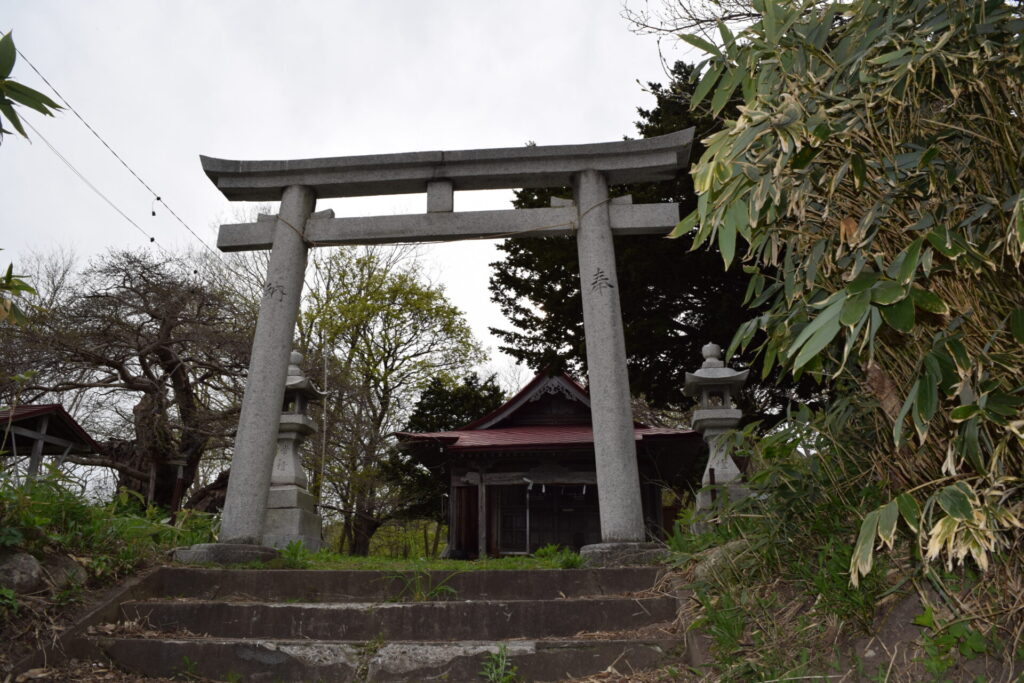 小樽 恵美須神社 鳥居と社殿