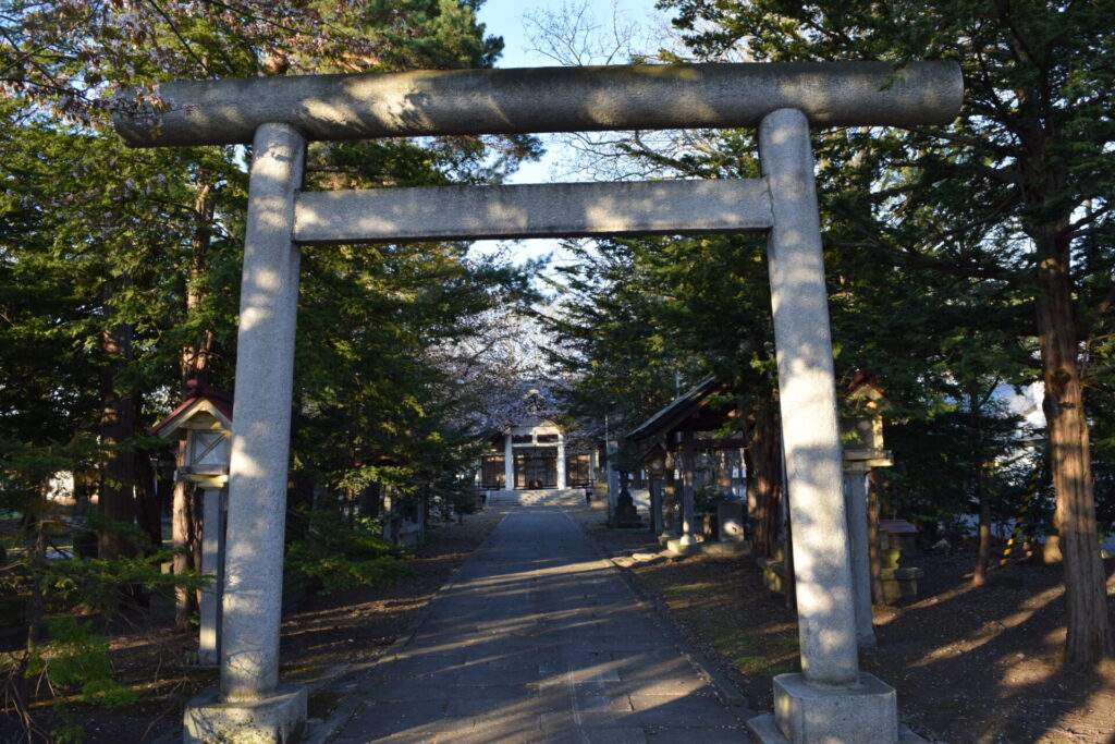 妹背牛神社 鳥居