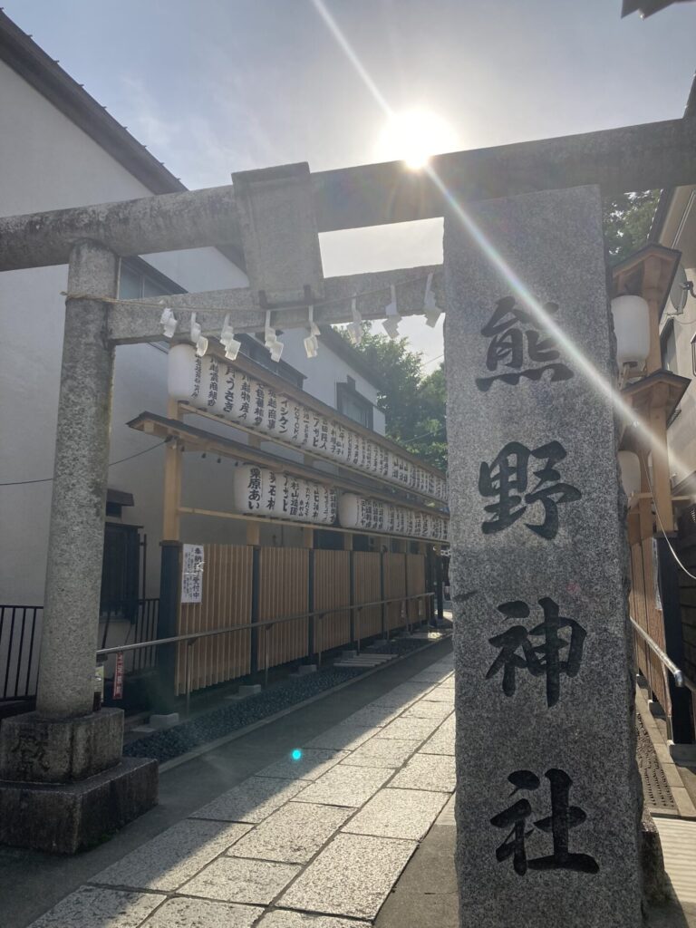 川越熊野神社　鳥居