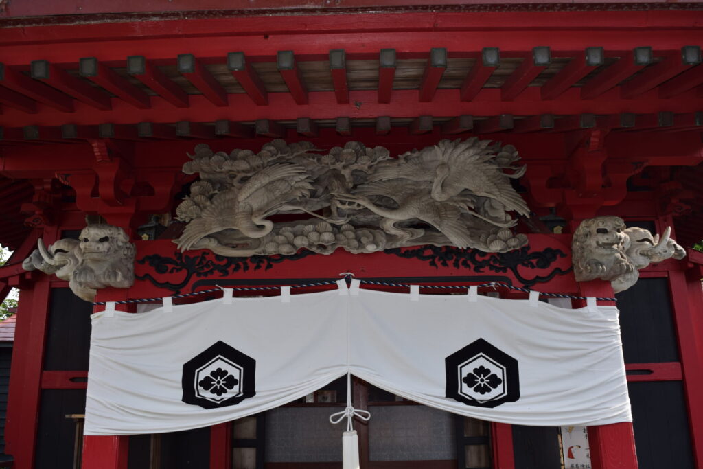 増毛厳島神社 彫刻
