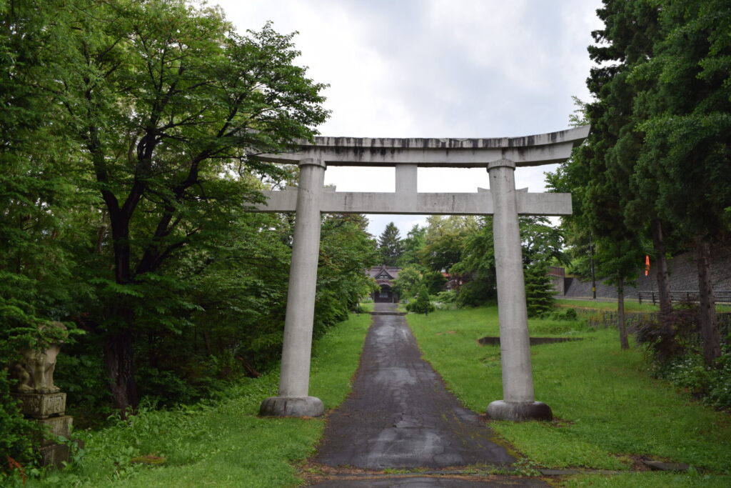 小樽天満宮　長い参道