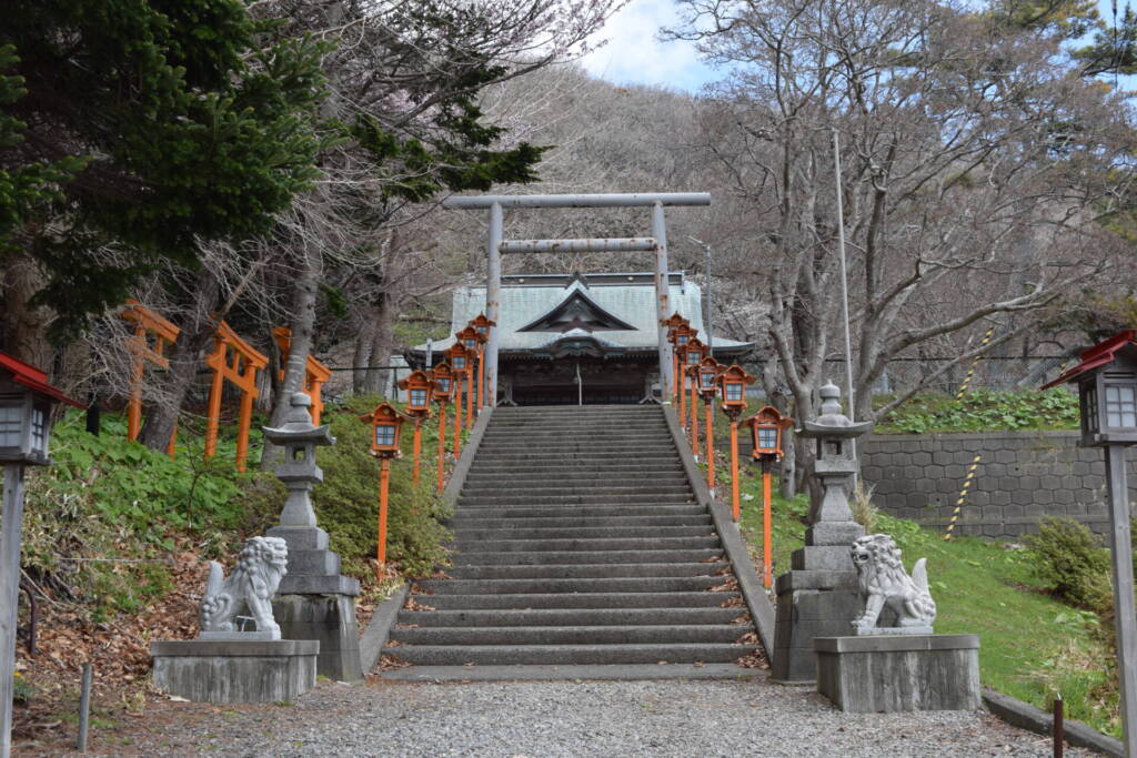 えりも住吉神社　参道