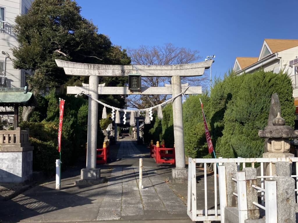 千方神社　鳥居